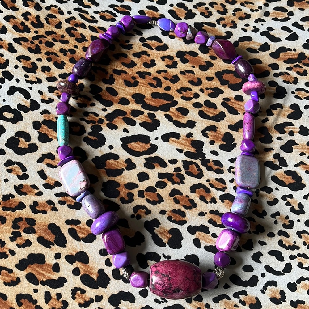 Purple Stone Necklace